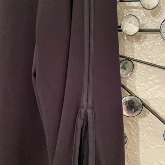 White House Black Market Woman’s Black Long Flutter Sleeve Top size smalll - Picture 5 of 16